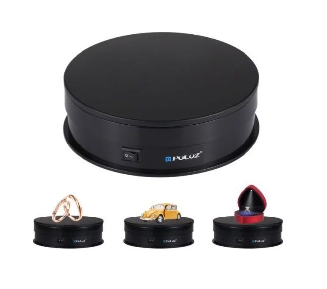 Puluz 360° Electric Turntable - Rotating Display Stand