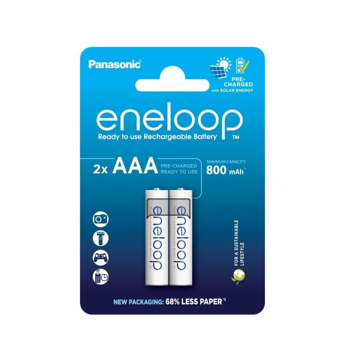 PANASONIC Eneloop BK-4MCDE AAA 800mAh - (2 pcs)