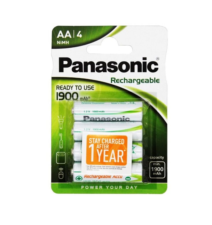 PANASONIC R2U P6E AA 1900mAh (HHR-3MVE) - (4 pcs)