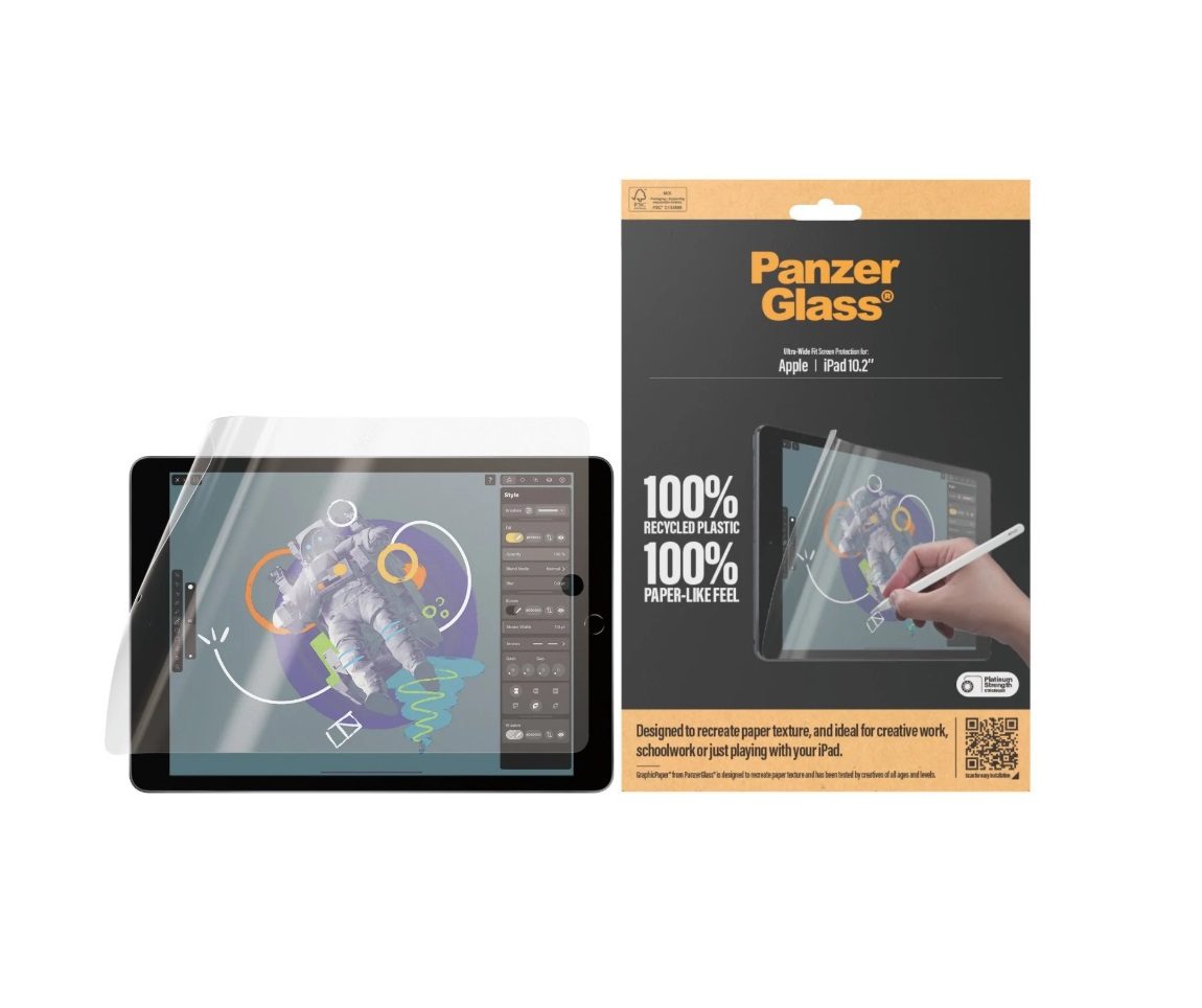PanzerGlass Tablet Glass Screen Protector (1 Piece) For iPad 10.2