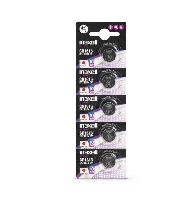 MAXELL Lithium CR1616 - (5 pcs)