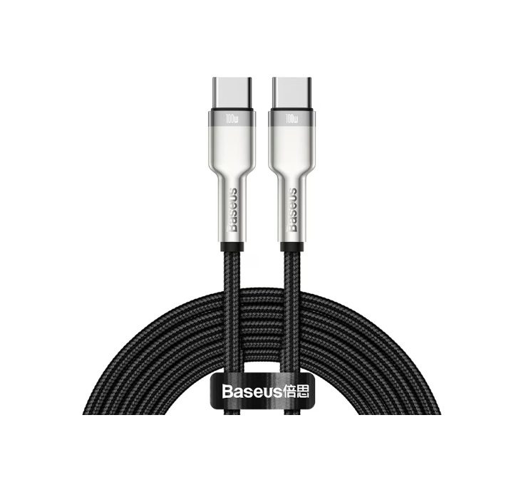 Baseus USB-C to USB-C Cable 2m USB 2.0 Black (CATJK-D01)