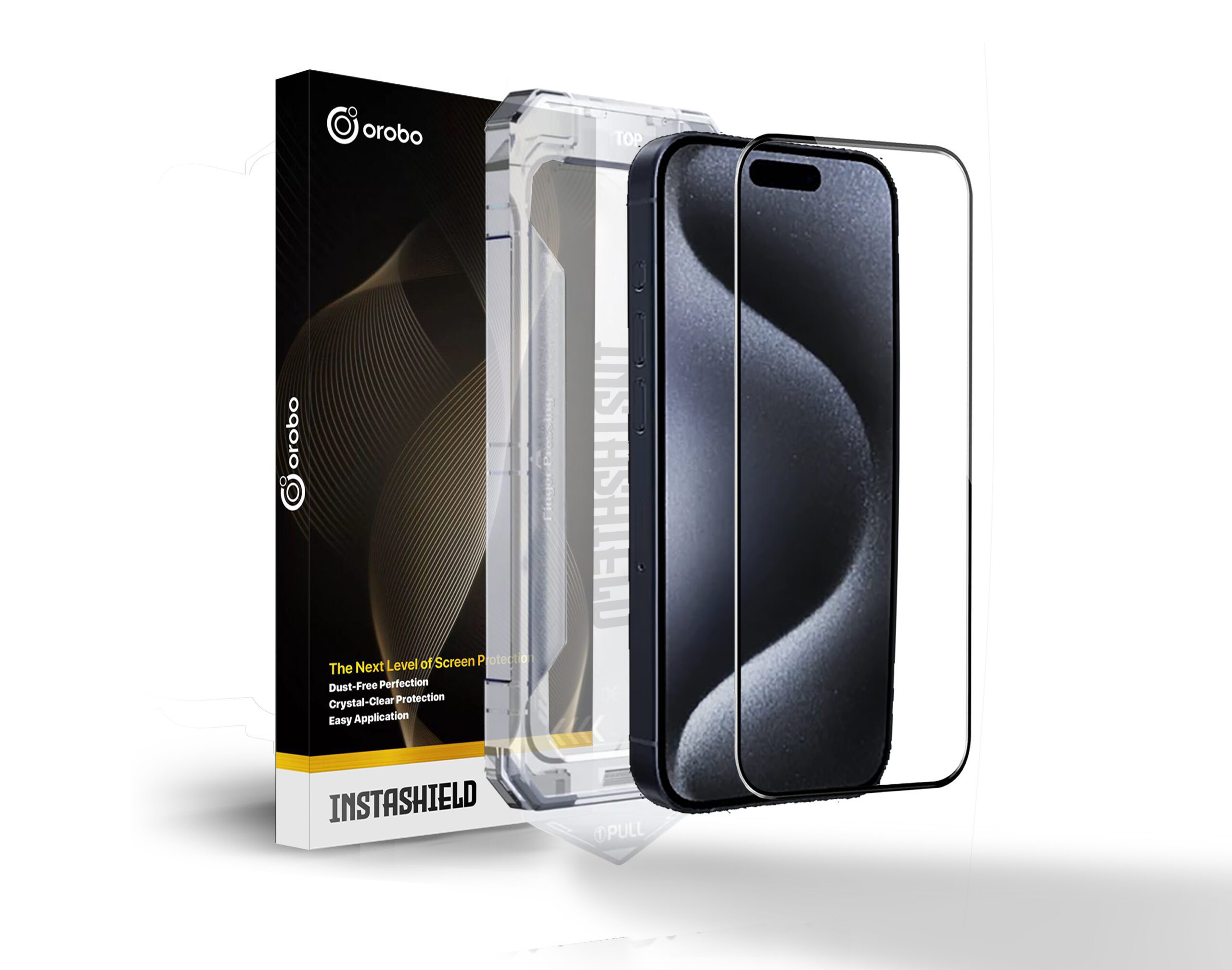 OROBO INSTASHIELD Crystal Clear Glass Screen Protector For iPhone 17 Air (1 Piece)