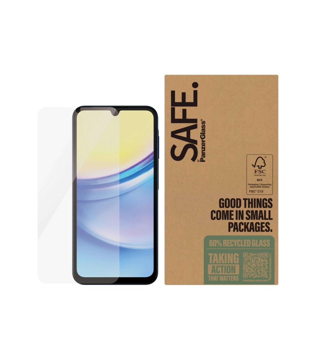 PanzerGlass SAFE. Ultra-Wide Fit Screen Protector (1 Piece), Samsung Galaxy A16, Samsung Galaxy A16 5G