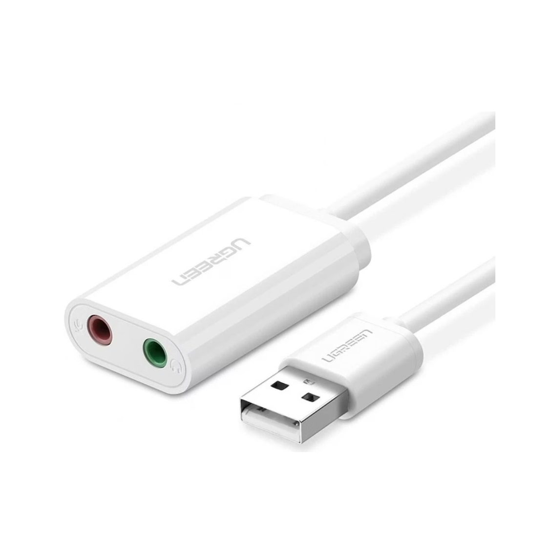 UGREEN External USB Sound Card – White
