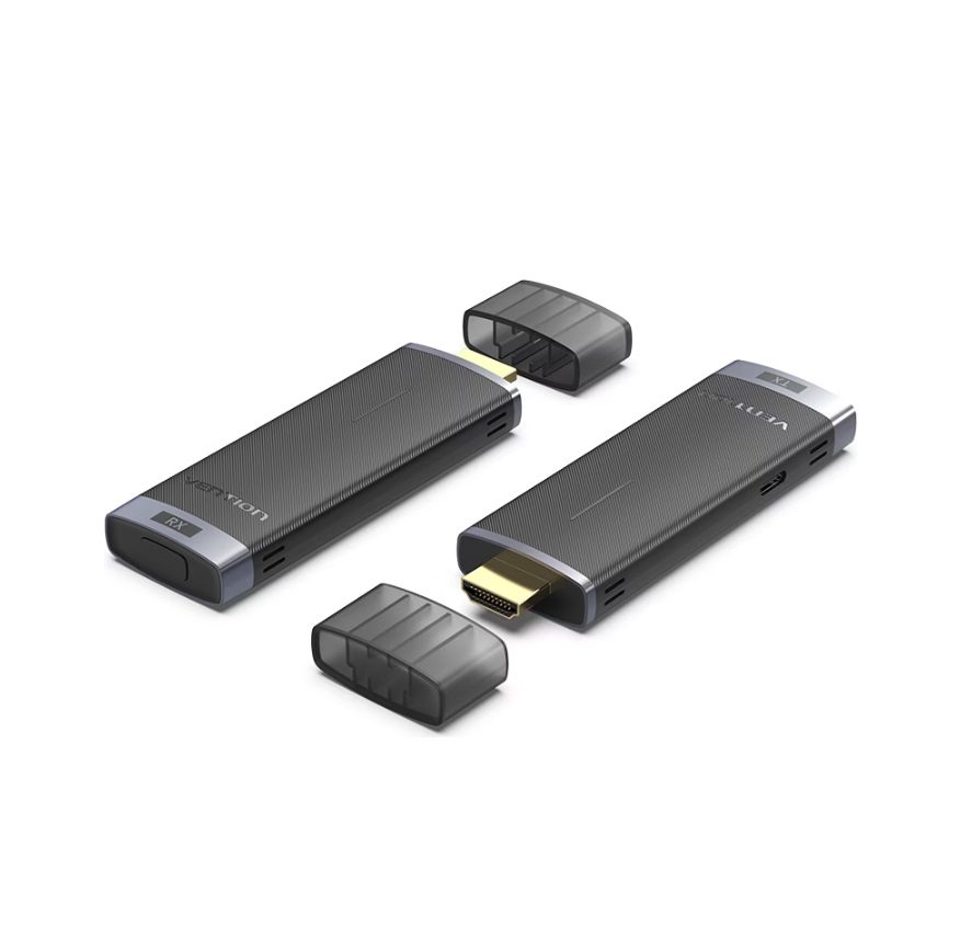 Vention 40m Wireless HDMI Transmitter and Receiver - Black