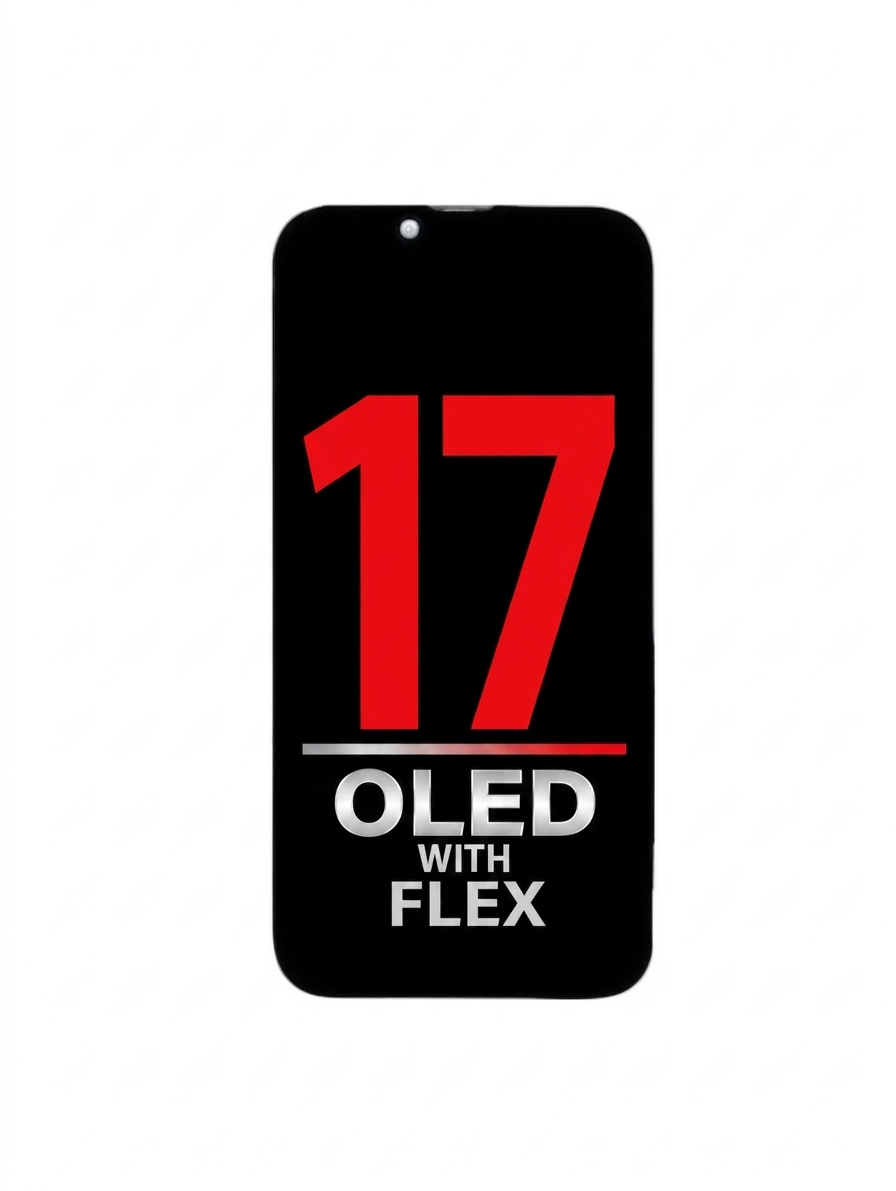 iPhone 17 OLED Assembly with Sensor Flex (Diagnosable)