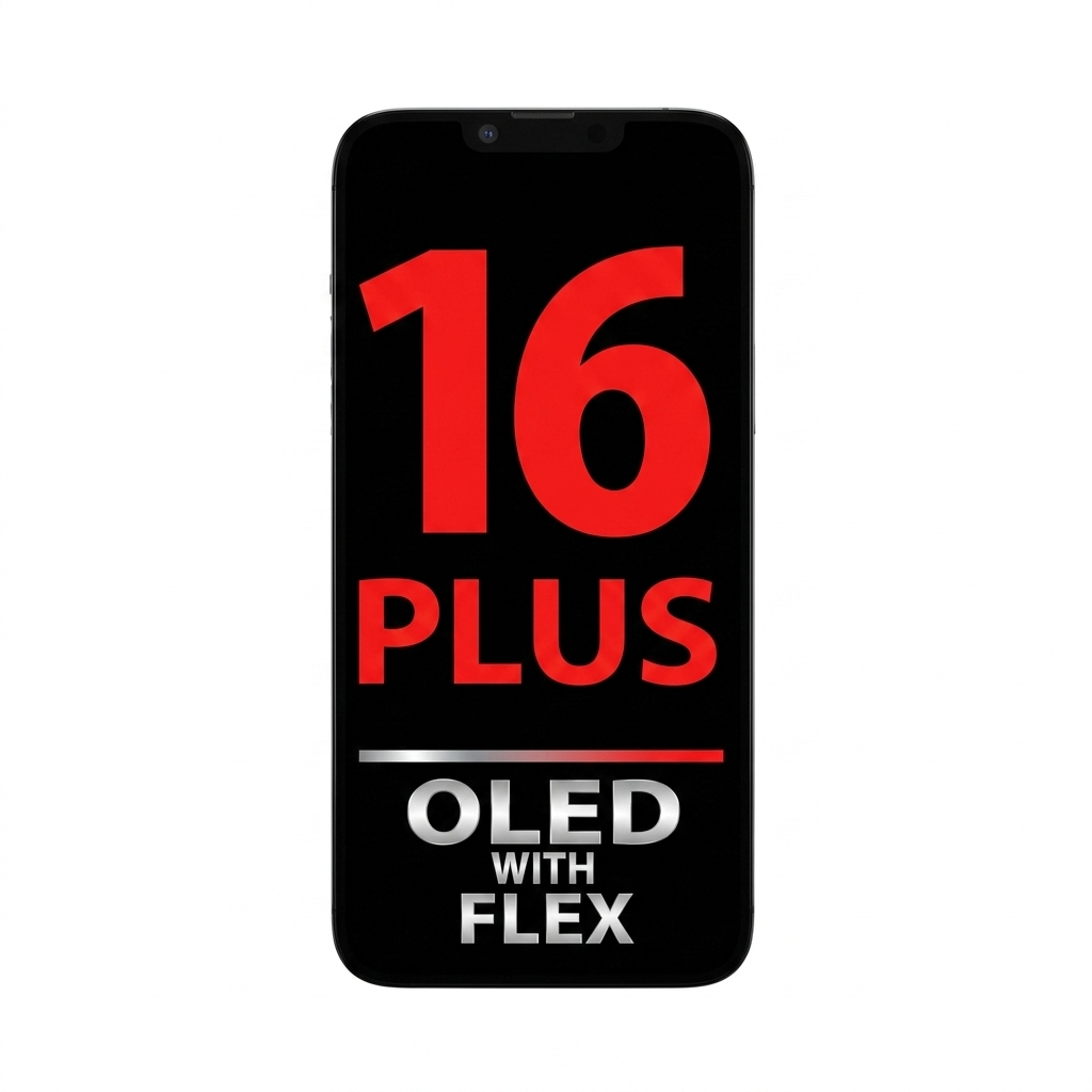iPhone 16 Plus OLED Assembly with Sensor Flex (Diagnosable)